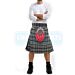 Black Watch Weathered Tartan Kilt With Red Dress Sporran