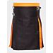 Box Pleated Black And Orange Kilt