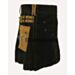 Black And Brown Hybrid Utility Kilt