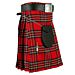 Royal Stewart Tartan Kilt With Belt And Sporran