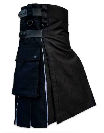Black & White Hybrid Kilt