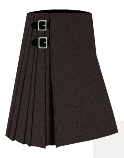 Clan Brown Plain Tartan Kilt